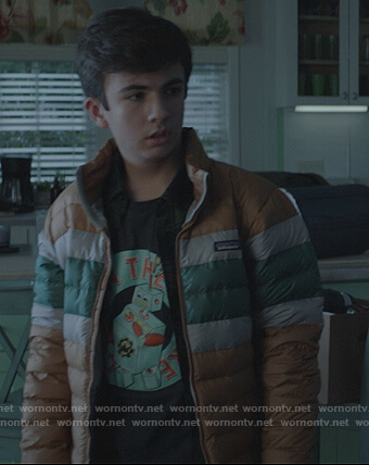 Mike’s brown puffer jacket on Stargirl