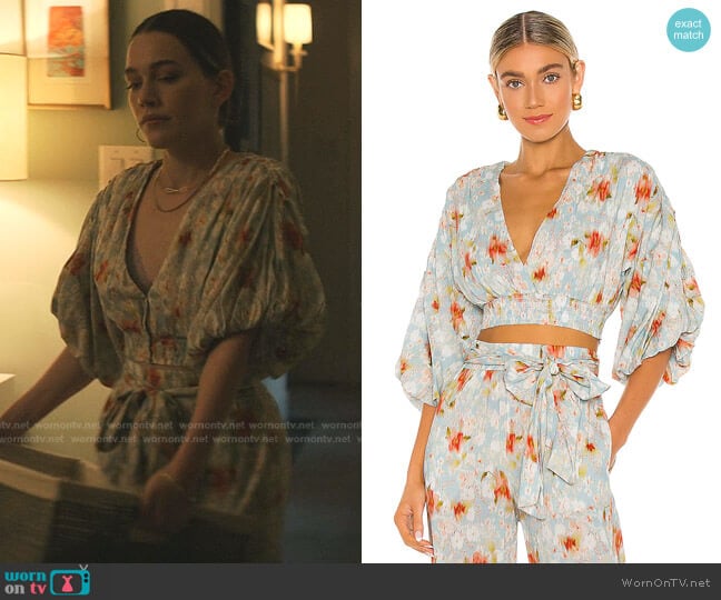 Misa Los Angeles Zaayra Top worn by Love Quinn (Victoria Pedretti) on You