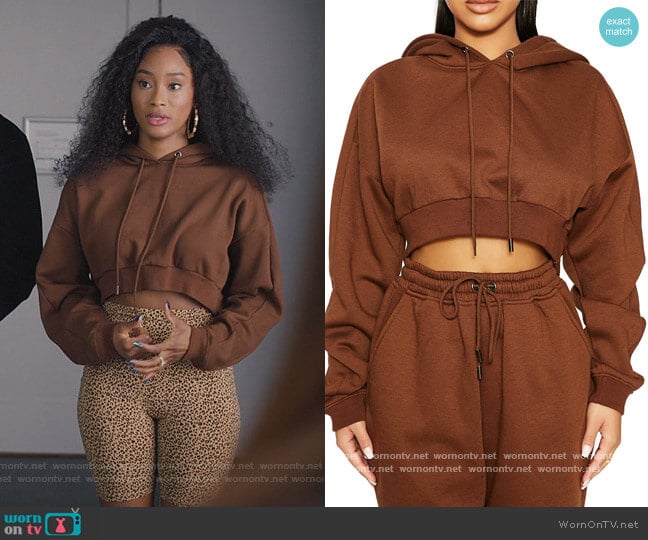 Naked Wardrobe All Good In The Hoodie worn by Lauren Rice (Pepi Sonuga) on Queens