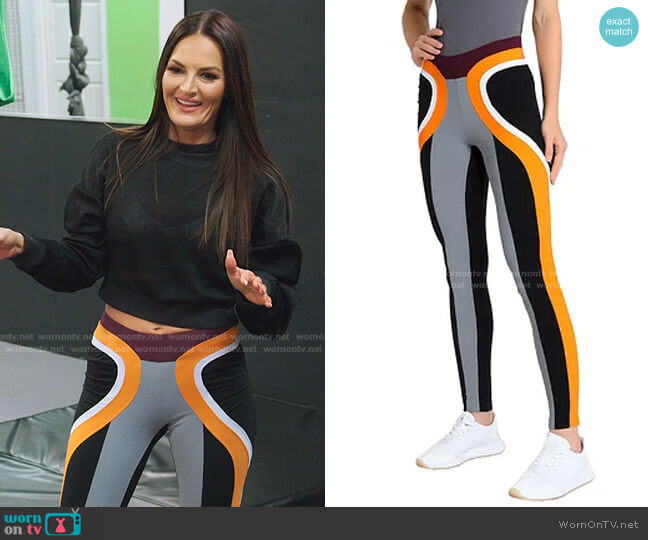 No Ka’Oi Colorblock  Leggings worn by Lisa Barlow on The Real Housewives of Salt Lake City