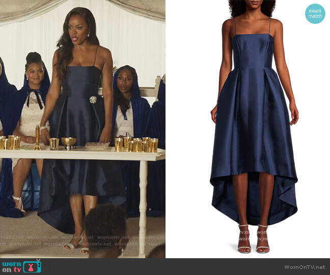 Parker Hazel High-Low Dress worn by Leah Franklin-Dupont (Nadine Ellis) on Our Kind of People