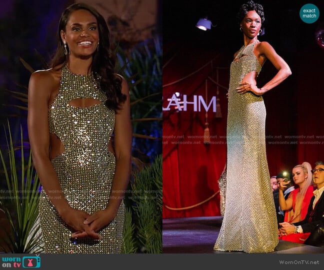 Randi Rahm Fall 2021 Evolution worn by Michelle Young on The Bachelorette
