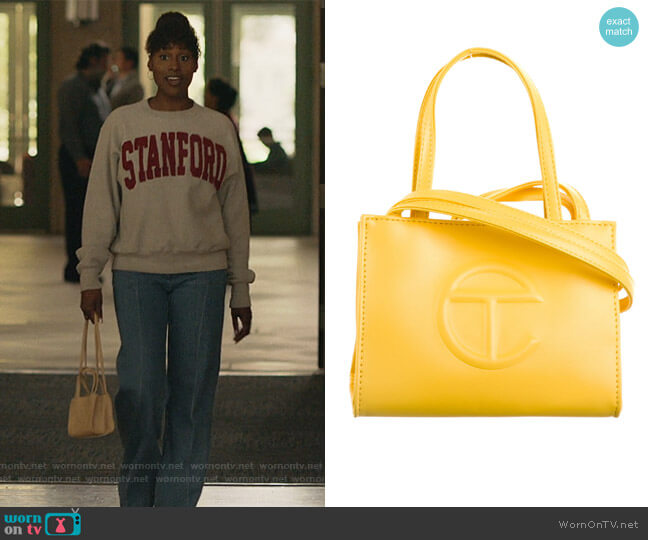 Telfar Leather Mini Bag worn by Issa Dee (Issa Rae) on Insecure