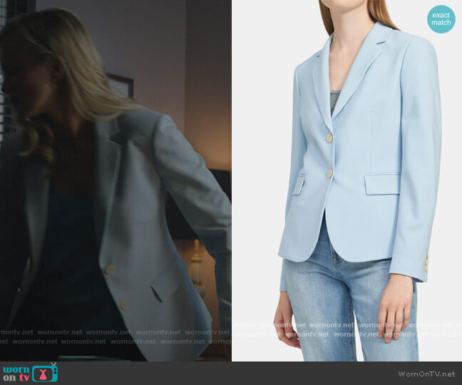 Theory Carissa Blazer worn by Barbara Whitmore (Amy Smart) on Stargirl