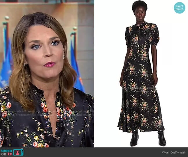 Brock Collection Tracy Dress worn by Savannah Guthrie on Today