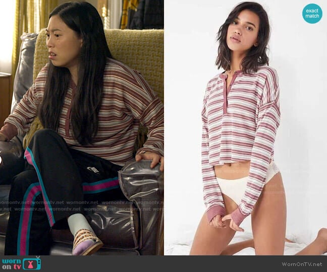 Out from Under Emmy Henley Top worn by Nora Lum (Awkwafina) on Awkwafina is Nora From Queens