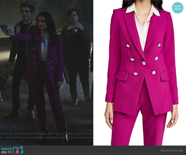 Veronica Beard Matteo Dickey Jacket worn by Veronica Lodge (Camila Mendes) on Riverdale