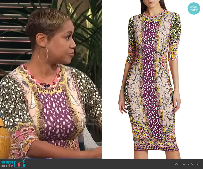 Alice + Olivia Delora Knit Bodycon Dress