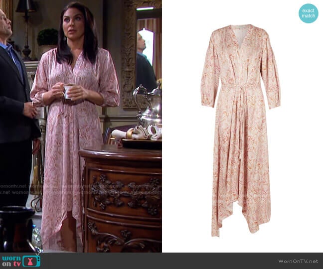 All Saints Yuni Vernus Maxi Dress worn by Chloe Lane (Nadia Bjorlin) on Days of our Lives