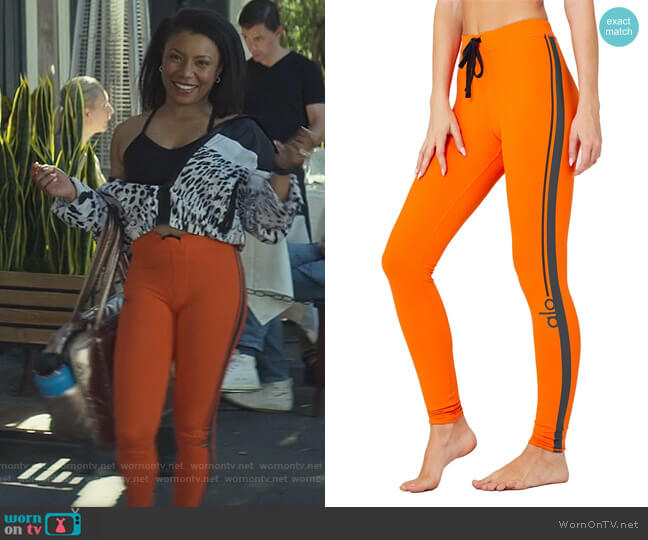 Alo Yoga High Waist Graphic Trinity Leggings worn by Sherry (Shalita Grant) on You