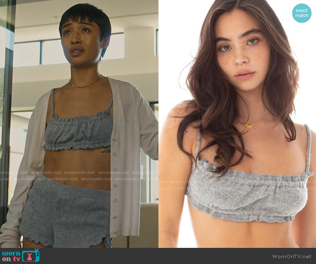 Are You Am I Zya Bandeau worn by Margot (Brianne Tju) on I Know What You Did Last Summer