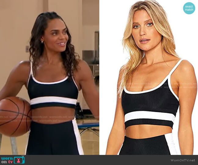 Beach Riot Eva Top worn by Michelle Young on The Bachelorette