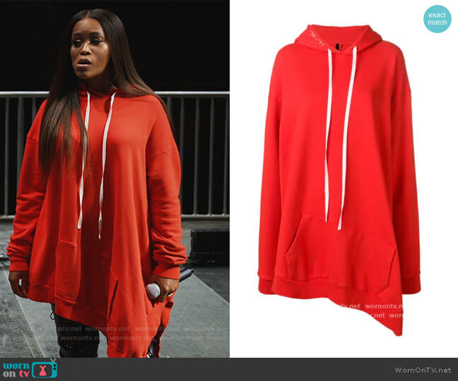 Ben Taverniti Unravel Project Oversized Hoodie worn by Brianna (Eve) on Queens