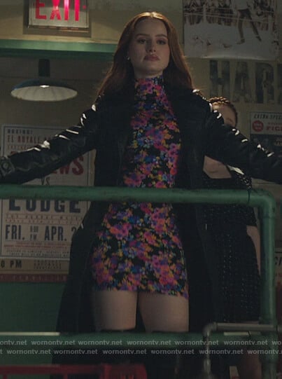 Cheryl’s floral print mesh mini dress on Riverdale