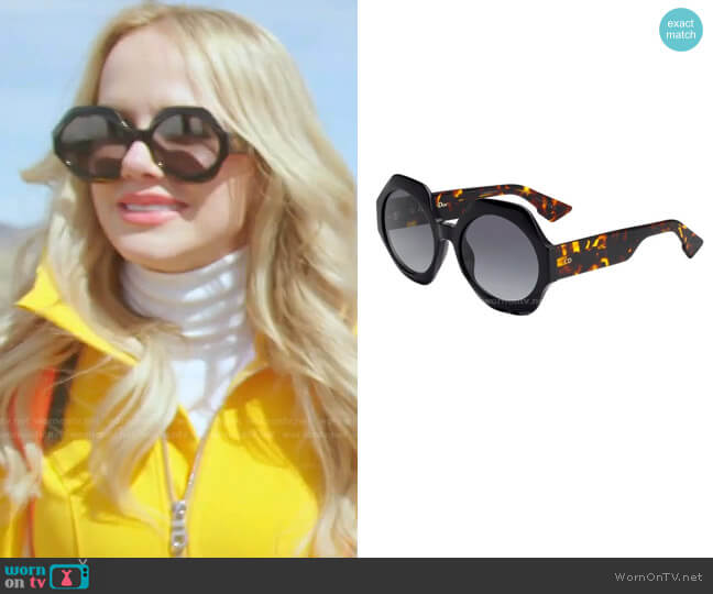 Dior Spirit1 58mm Geometric Sunglasses
