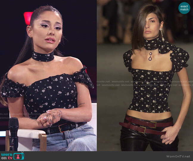 Dolce & Gabbana Fall 2001 Ready-to-Wear Collection worn by Ariana Grande on The Voice