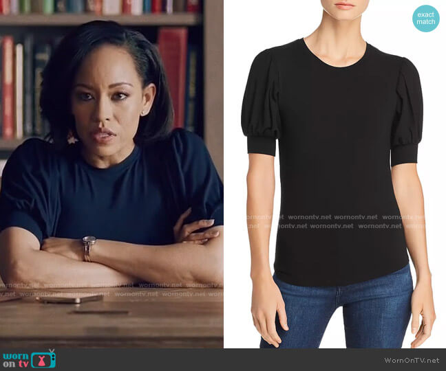Frame Puff-Sleeve Tee worn by Charley Bordelon West (Dawn-Lyen Gardner) on Queen Sugar