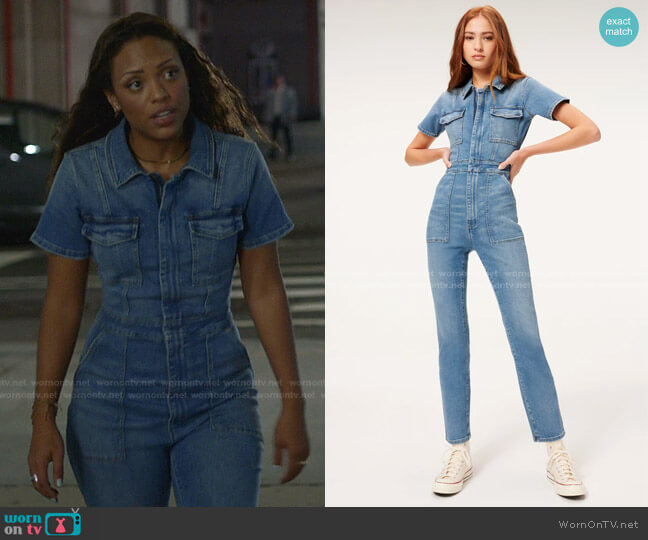 Good American Fit for Success Jumpsuit worn by Danny James (Jaime Lee Kirchner) on Bull