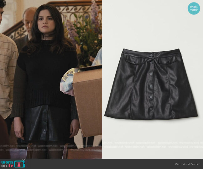 H&M A-line Skirt worn by Mabel Mora (Selena Gomez) on Only Murders in the Building