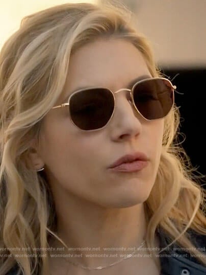 Jenny’s sunglasses on Big Sky