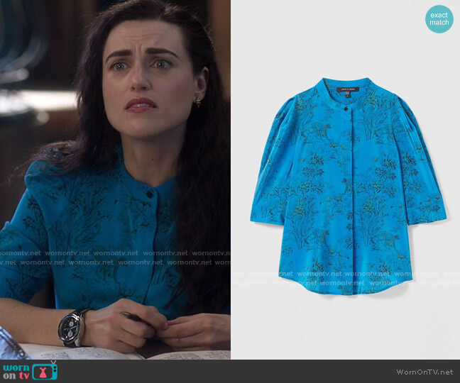 Judith & Charles Puff Sleeve Top worn by Lena Luthor (Katie McGrath) on Supergirl