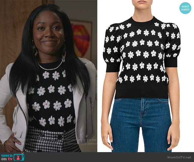 Kate Spade Marker Floral Sweater