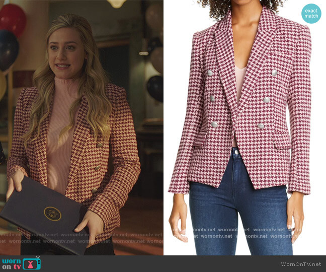 Kate Spade Begonia Jacquard Sweater worn by Betty Cooper (Lili Reinhart) on Riverdale