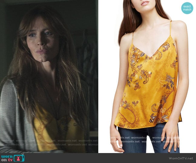 L'Agence Kylee Racer Silk Tank