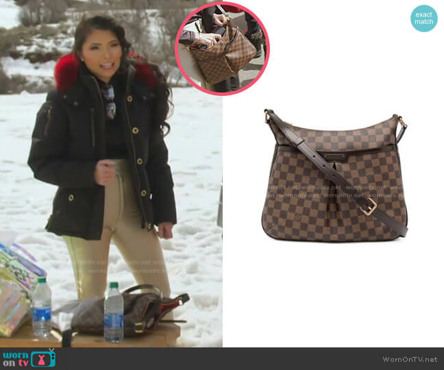 Louis Vuitton Bloomsbury PM Crossbody Bag worn by Jennie Nguyen on The Real Housewives of Salt Lake City