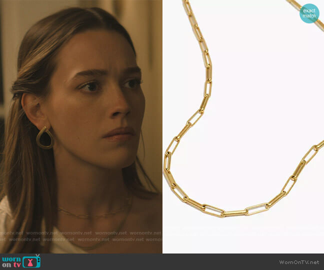 Madewell Paperclip Chain Necklace worn by Love Quinn (Victoria Pedretti) on You