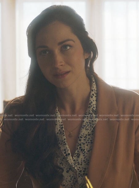 Maeve’s floral top on Supergirl