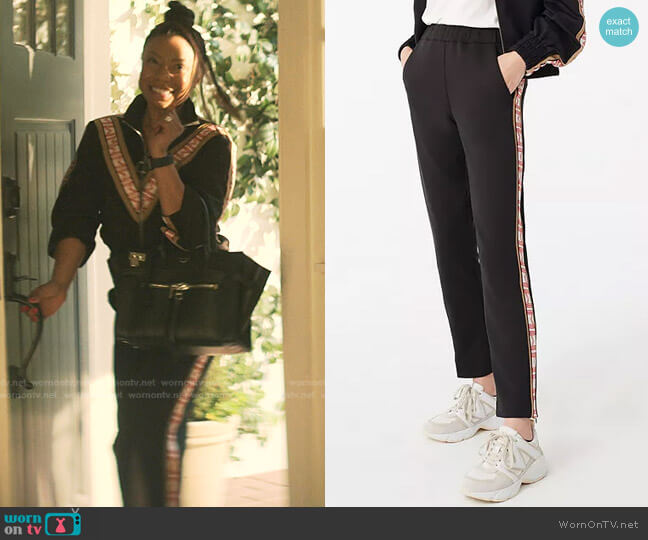Maje Porto Jogging Pants worn by Sherry (Shalita Grant) on You