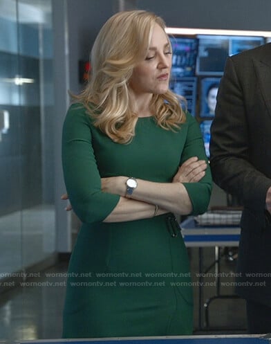 Marissa’s green midi dress on Bull