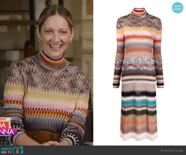 Missoni Knitted Zigzag Dress