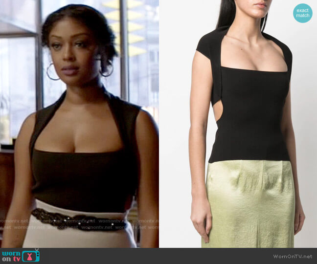 Nanushka Naia Top worn by Ryan Wilder (Javicia Leslie) on Batwoman
