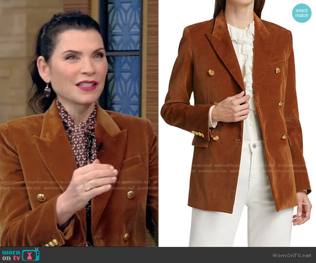 Nili Lotan Francine Velvet Jacket