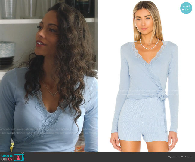 Only Hearts Curly Wrap Top
