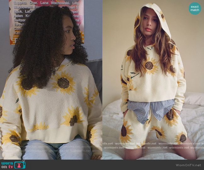 Out from Under Kimber Hoodie Sweatshirt worn by Jessi Ramsey (Anais Lee) on The Baby-Sitters Club