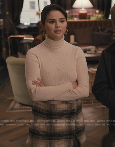 Mabel’s plaid mini skirt on Only Murders in the Building