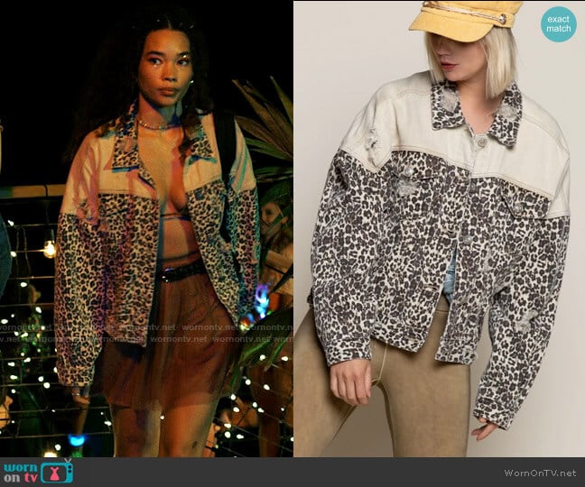 Westwind Denim Jacket from The Porter Collective worn by Riley (Ashley Moore) on I Know What You Did Last Summer