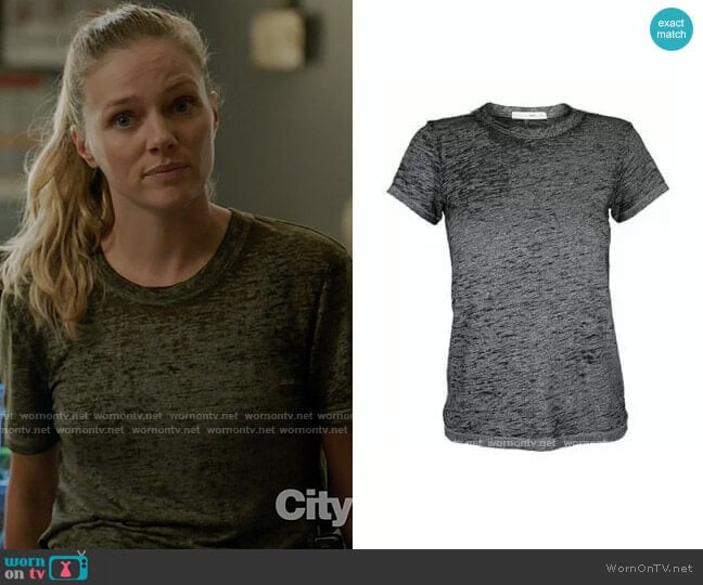 Rag & Bone The Burnout Tee worn by Hailey Upton (Tracy Spiridakos) on Chicago PD