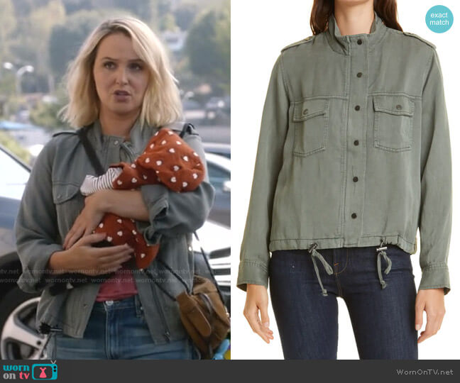 Rails Collins Utility Jacket worn by Jo Wilson (Camilla Luddington) on Greys Anatomy