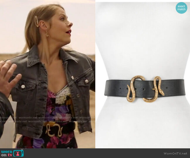 Raina Majove Snake Buckle Belt worn by Isobel Evans-Bracken (Lily Cowles) on Roswell New Mexico
