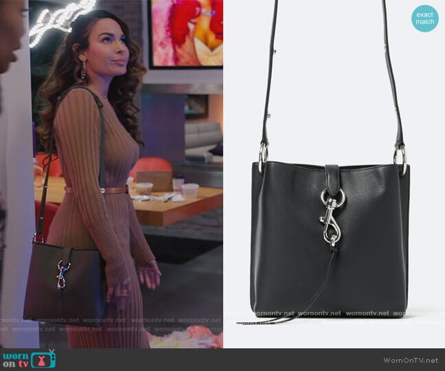 Rebecca Minkoff Megan Small Feed Bag worn by Valeria (Nadine Velazquez) on Queens
