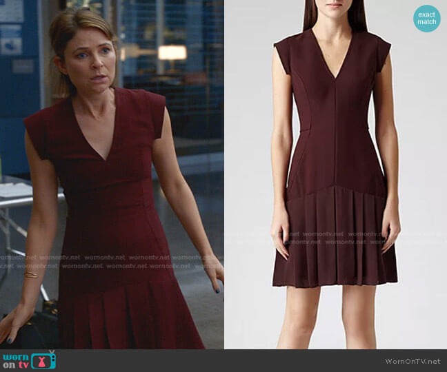 Reiss Dara Dress worn by Taylor Rentzel (MacKenzie Meehan) on Bull