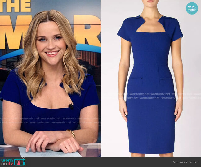 Roland Mouret Myrtha Dress worn by Bradley Jackson (Reese Witherspoon) on The Morning Show
