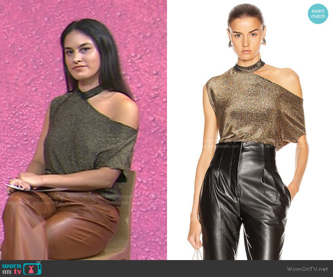 RtA Axel Top worn by Donna Farizan on Today