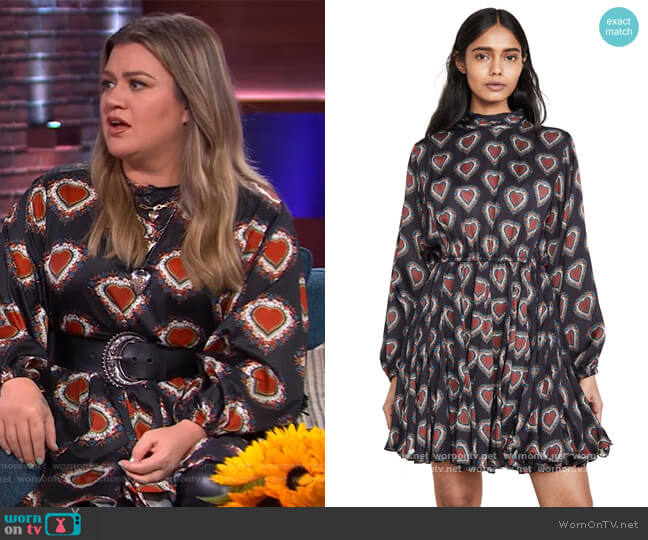 Rhode Caroline Dress worn by Kelly Clarkson on The Kelly Clarkson Show