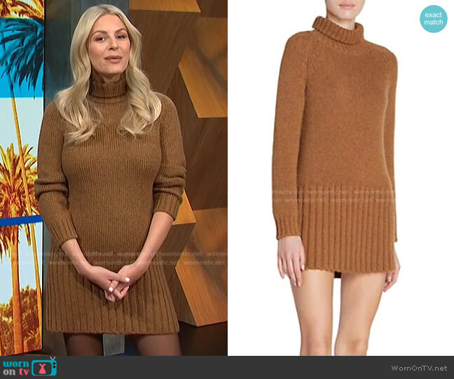 Saint Laurent Sweater Dress worn by Morgan Stewart on E! News