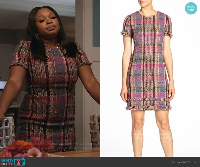 Santorelli Melania Shift Dress worn by Jill (Naturi Naughton) on Queens